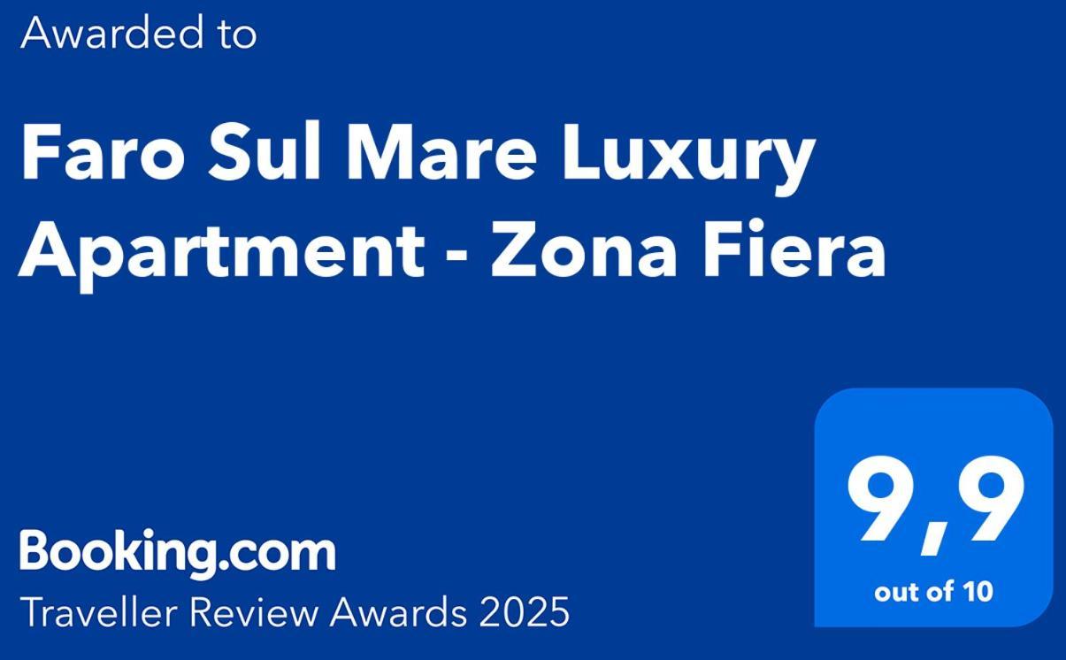Faro Sul Mare Luxury Apartment - Zona Fiera Bari Exteriör bild